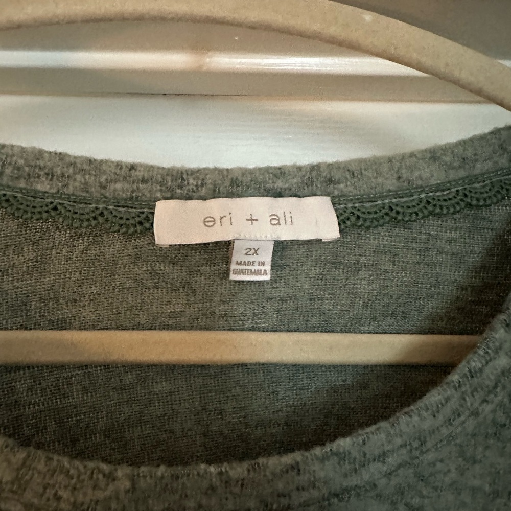 Anthropologie Women's Green Sweater size 2x - Picture 2 of 2